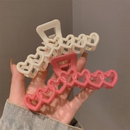 Ready Stock Sweet Girls INS Candy Color Gentle Acrylic 7 Hearts Hairpin Hairclips Hair Accessory Hea