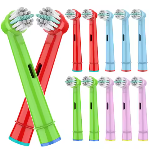 4/8/12/20x Rotating Replacement Brush Heads Compatible with Oral B Electric Toothbrush, Toothbrushes