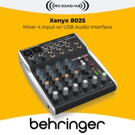 BEHRINGER XENYX 802S 802 MIXER 4 CHANNEL USB AUDIO INTERFACE SOUNDCARD