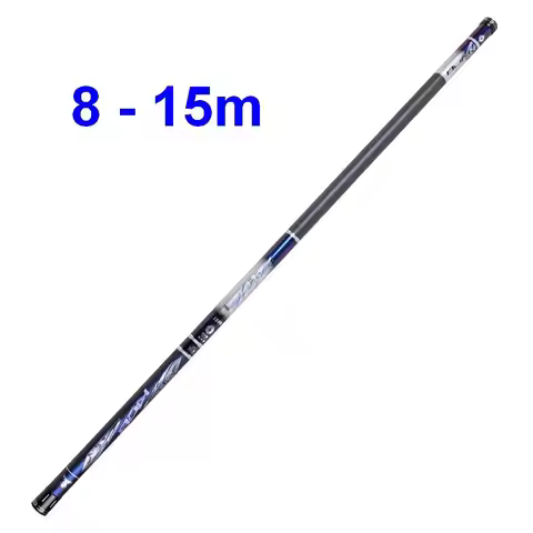 ZZ404 8m 9m 10m 11m 12m 13m 14m 15m Super Long Fishing Rod Good Quality 2 Tips