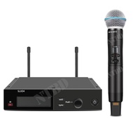 B58 SLXD4 NTBD KSM8 Beta87a S-M58ยูเฮชเอฟไมโครโฟนไร้สายระบบไมโครโฟนไร้สายแบบมืออาชีพคุณภาพสูง1มือถือ