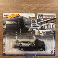 Hotwheels HW Hot Wheels Premium Team Transport 1997 Mercedes-Benz CLK-GTR + Fleet Street