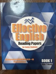 Effective English Reading Papers for Junior Students Book 1
