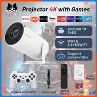 COD Projector 4K Portable 2in1 Game Console Mini Portable Android 13.0  Bluetooth 5G Wifi Big Screen