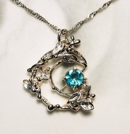 925銀磷灰石月亮項鍊