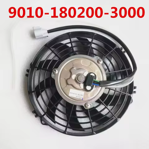 100% Original Radiator FAN&MOTOR 9010-180200-3000 For C F ATV Parts 450CC 500CC 600CC Cfore X5/X6