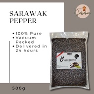 [1KG] Orispice 100% Pure Sarawak Black Peppercorn / Lada Hitam Biji (Vacuum Packed)