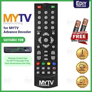 MYTV Remote Control SMALL untuk guna Dekoder Digital Government Decoder receiver tunner kerajaan Hol
