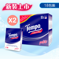 Tempo - [優惠孖裝] 迷你紙手巾 (天然無味) (新舊包裝隨機發送) #紙巾#Tissue#面紙#紙巾仔