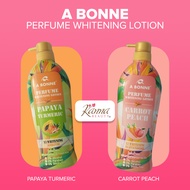 Abonne Perfume Whitening Lotion | Carrot & Peach OR Papaya & Turmeric
