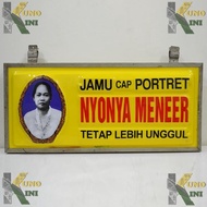 NEON BOX JAMU CAP PORTRET NYONYA MENEER TETAP LEBIH UNGGUL (SIZE CUKUP