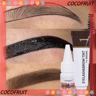 COCOFRUIT Eyebrow Dye Tint Kit, 2 in 1 Fast Dye Eyebrow Cosmetics, Black Brown Waterproof Brow Enhan