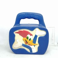 ORIGINAL Woody Woodpecker Blue Lunch box Universal Studios