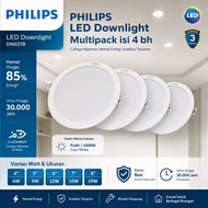 LED Downlight PHILIPS DN027B Multipack Contents 4 Ceiling Lights 6W 9W 12W 15W 19W