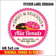 Cake Packaging Label Stickers - Food Label stickers etc.
