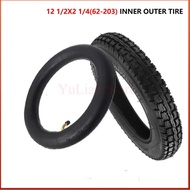 12 1/2 x 2 1/4 62-203 Tyre and Inner Tube fits Electric 3-wheeled car E-bike inch Bike folging Scoot