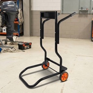 Outboard Motor Stand with Wheels Upright Outboard Motor Trolley Boat Engine Cart Stationary Boat Eng