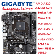 Used Gigabyte GA-A320M-S2H V2 & GA-A320M-HD2 AM4 Motherboard DDR4 RYZEN AMD A320 M.2 NVME STAT3.0 Mi