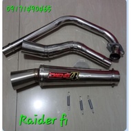 DAENG SAI4 OPEN PIPE FOR RAIDER Fi/RAIDER CARB stainless