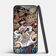 GK-44 Luffy One Piece Glass Casing for OPPO Realme F7 A7 A12 F9 A12S A11K F5 A5S 2 Pro