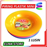 1 Lusin Piring Kecil Tatakan Gelas / Piring Kue Piring Lepek / Piring