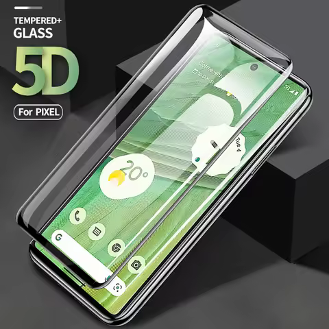 5D Tempered Glass Screen Protector For Google Pixel 8 Pro 7 7A 6 6A 5A 5 4A 5G 3A 3 3XL 4 XL 8A 8 Ol