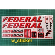 Federal bicycle Frame Sticker