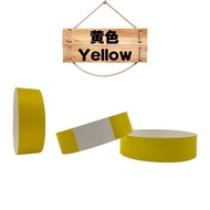 100pcs disposable wristband sticker wrist hand tyvek events sticker hand tag amusement party resort 