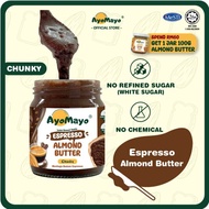 AyoMayo Espresso Coffee Almond Butter Halal & Low Sugar & Vegan (180g)