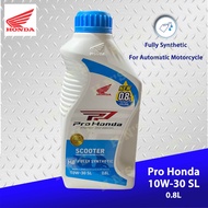 Honda Genuine Engine Oil Fully Synthetic 4T 10W-30 Scooter ( Pro Honda Blue ) 800ml