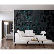 Terlaris Wallpaper 3D Wallpaper Custom Wallpaper 3D Hexagonal