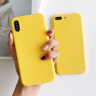 Huawei P10 Plus P20 P30 Pro Mate 9 10 20 Pro Nova 2i 3 3i 3e 4 4e 5 5i Pro Phone Case Soft Yellow Back Cover
