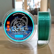 Senar pancing super kuat 0.18 paling kuat 1800 meter kecil super kuat anti keriting hijau lumut zawa