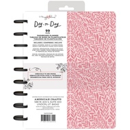 American Crafts Maggie Holmes Day-To-Day Undated Dashboard Planner 7.5"X9.5" - Pink Vines