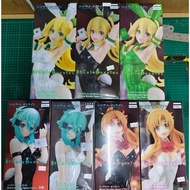 READY STOCK Furyu SAO BiCute Bunnies Figure Asuna Leafa Sinon Prize Figure