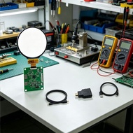 abana Technology Circular LCD Monitor With Type C Power Supply 720×720P Resolution