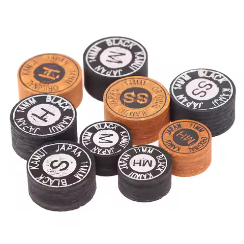 Kamui Tips 11/14MM Japan Billiard Carom Pool Cue Tips Billiard Cue Stick Tips H M S HM SS Hardness S