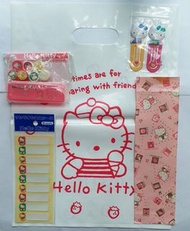 Hello Kitty 貼紙、memo夾、memo貼連盒、膠袋及紙袋