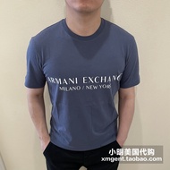 Armani Exchange Men's Summer Casual T-Shirt with Patterned Logo
