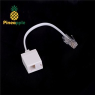 [Pine-t] RJ11 6P4C Female To Ethernet RJ45 8P8C Male F/M Adapter Converter Cable Phone