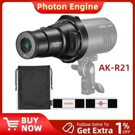 Godox AK-R21 Round Head Projection Attachment Kit for Godox AD200Pro AD100Pro V1 Flash LC30 ML30 Lig