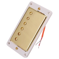 Blesiya Pro รถกระบะคอกีตาร์ไฟฟ้า5.2ซม.รถกระบะทองแดงเซรามิคแม่เหล็กฮัมบักเกอร์คอยล์คู่สำหรับสไตล์ LPค