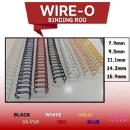 7colour 3:1 WIRE - O binding rod(34Loops)