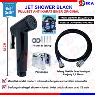 PUTIH Set Jet Shower spray Bidet Toilet Shower chrome spray/Jet Shower Bidet/Bidet Shower/Jet wasser Bidet/Jet Shower Plastic Press Bidet spray Toilet Bidet Plastic Set chrome Bathroom Head White washer spray Hose