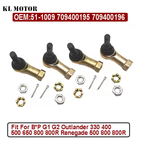 2 Sets Tie Rod End Kit for G1 G2 Outlander 330 400 500 650 800 800R Renegade 500 800 800R 51-1009 70