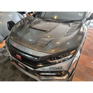 HONDA CIVIC FC/FK7/FK8 JS RACING DESIGN CARBON FIBER BONNET