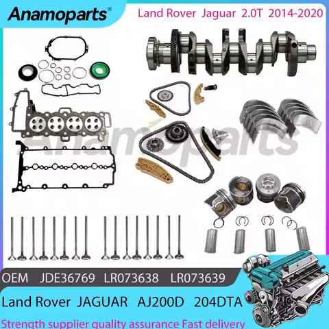 Engine Full Gasket timing chain Rebuild Overhaul Kit for 2014-2020 Jaguar Land Rover AJ200D 204DTA 2