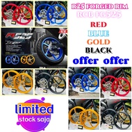 RCB FG525 Forged Rim For Yamaha R25 V1 V2 V3 MT25 ABS R3 2.75x17 4.00x17 >  BLACK BLUE GOLD RED WITH
