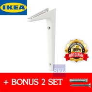 IKEA SIBBHULT EKBY BRAKET Bracket Siku Papan Rak Dinding Dapur Ambalan Kayu Desain Minimalis ORIGINA