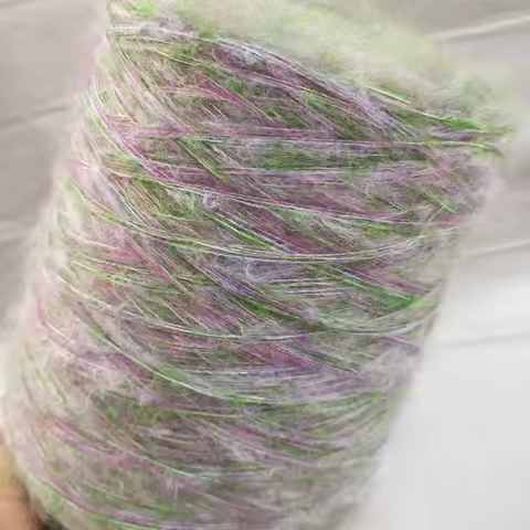 500g Gradient Mohair Yarn Super Soft Comfortable for Hand Knitting Weaving Scarf Hat Sweater Crochet